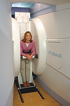 Bent over MRI screening